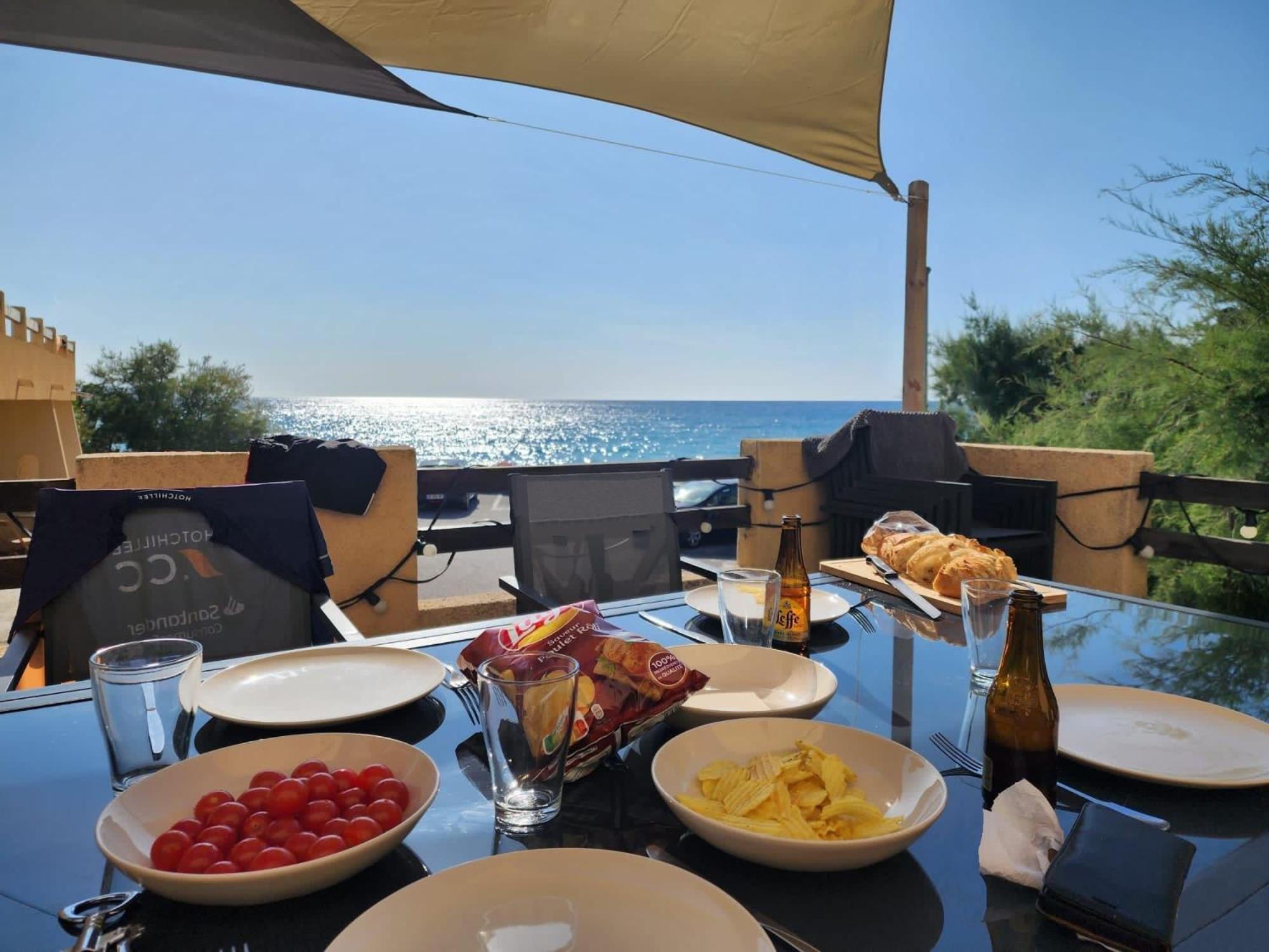 Cap Corse - Grande Maison Au Bord De Mer - Pmr Grillasca Exterior foto